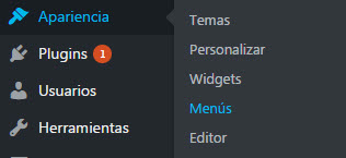 Tutorial añadir páginas al menú de WordPress